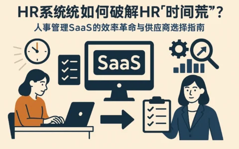HR系统如何破解HR“时间荒”？人事管理SaaS的效率革命与供应商选择指南