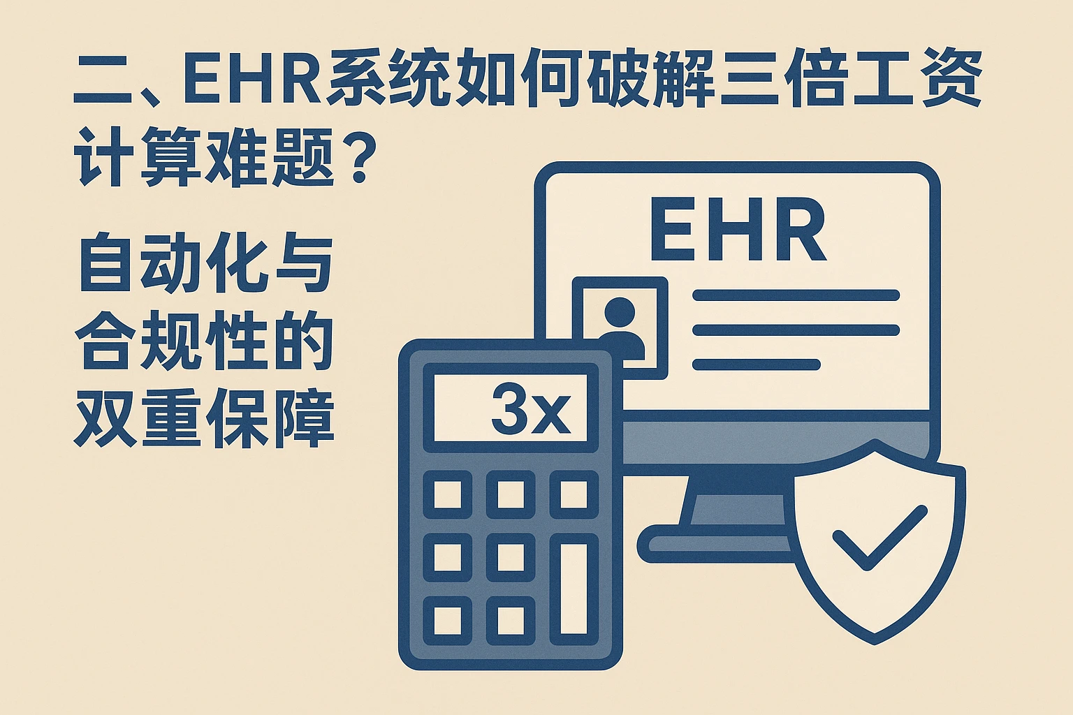 二、EHR系统如何破解三倍工资计算难题？自动化与合规性的双重保障