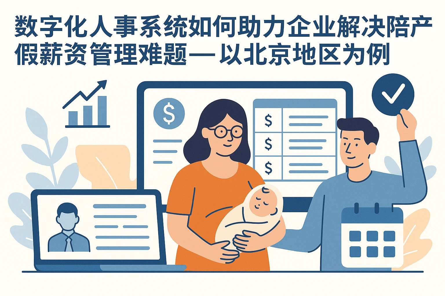 数字化人事系统如何助力企业解决陪产假薪资管理难题——以北京地区为例