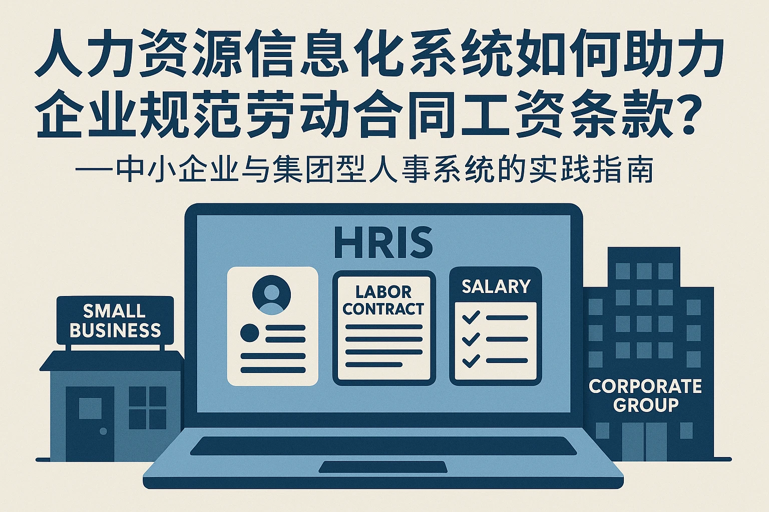 人力资源信息化系统如何助力企业规范劳动合同工资条款？——中小企业与集团型人事系统的实践指南