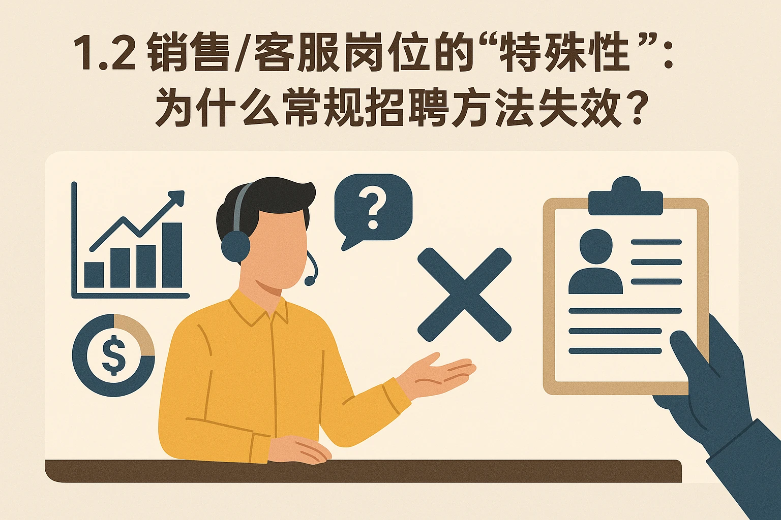 1.2 销售/客服岗位的“特殊性”：为什么常规招聘方法失效？
