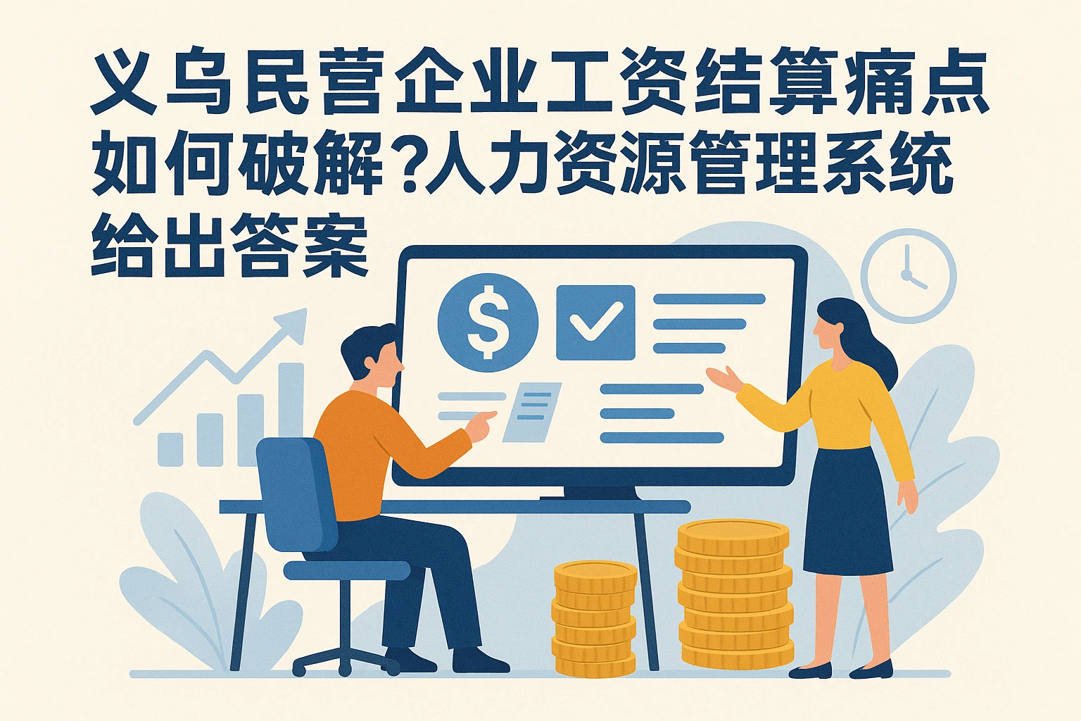义乌民营企业工资结算痛点如何破解？人力资源管理系统给出答案