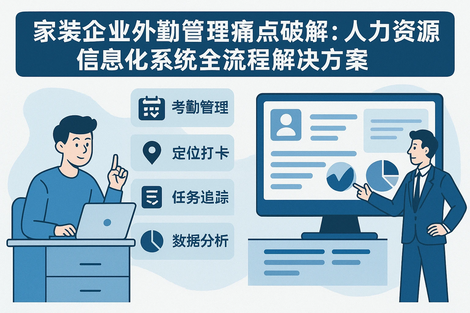 家装企业外勤管理痛点破解：人力资源信息化系统的全流程解决方案
