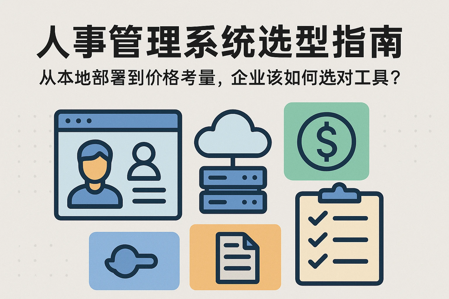 人事管理系统选型指南：从本地部署到价格考量，企业该如何选对工具？