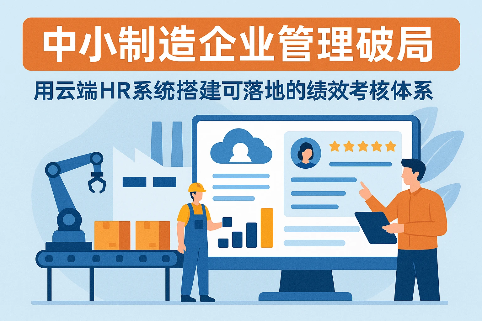 中小制造企业管理破局：用云端HR系统搭建可落地的绩效考核体系