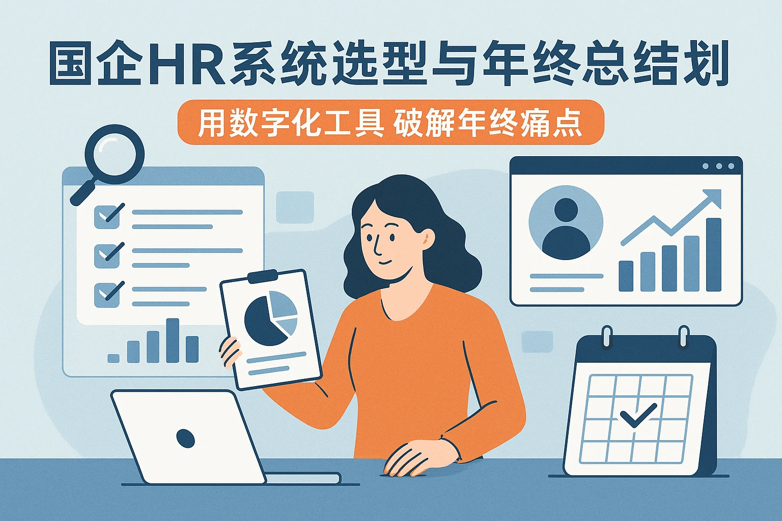 国企HR系统选型与年终总结计划：用数字化工具破解年终痛点