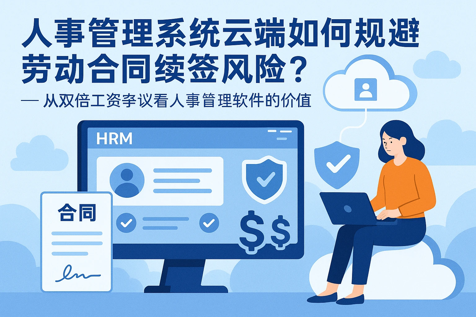 人事管理系统云端版如何规避劳动合同续签风险？——从双倍工资争议看人事管理软件的价值