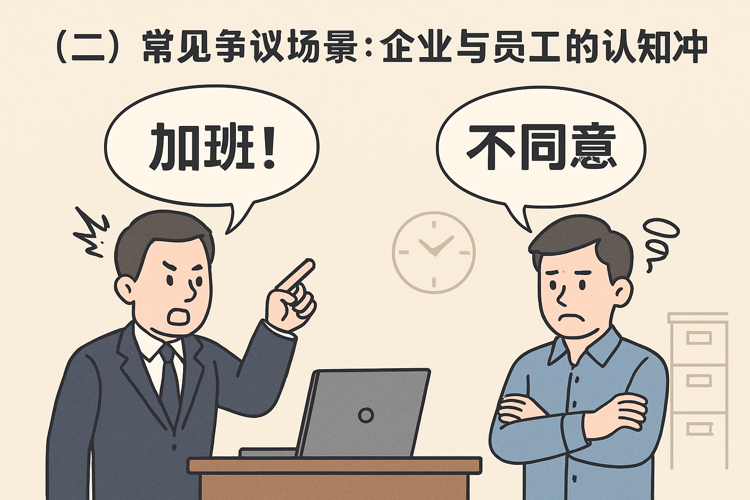 （二）常见争议场景：企业与员工的认知冲突