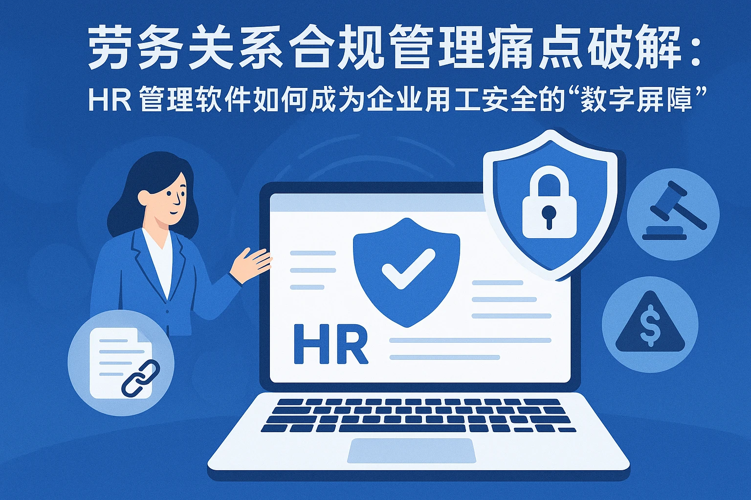 劳务关系合规管理痛点破解：HR管理软件如何成为企业用工安全的“数字屏障”