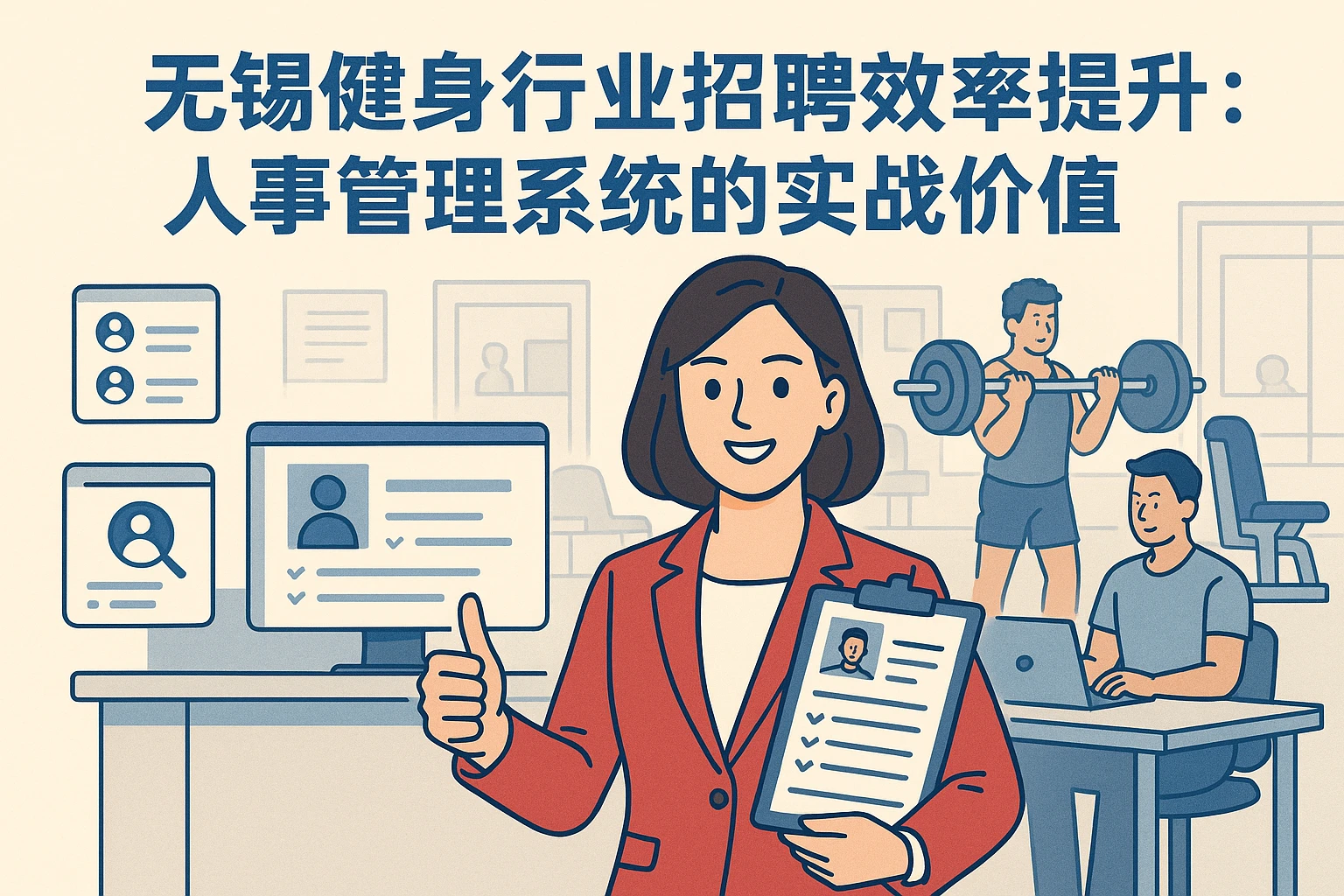 无锡健身行业招聘效率提升：人事管理系统的实战价值