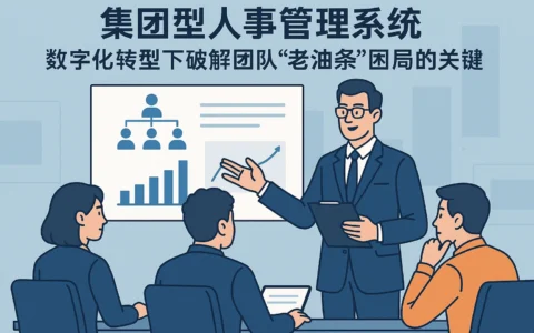 集团型人事管理系统：数字化转型下破解团队“老油条”困局的关键