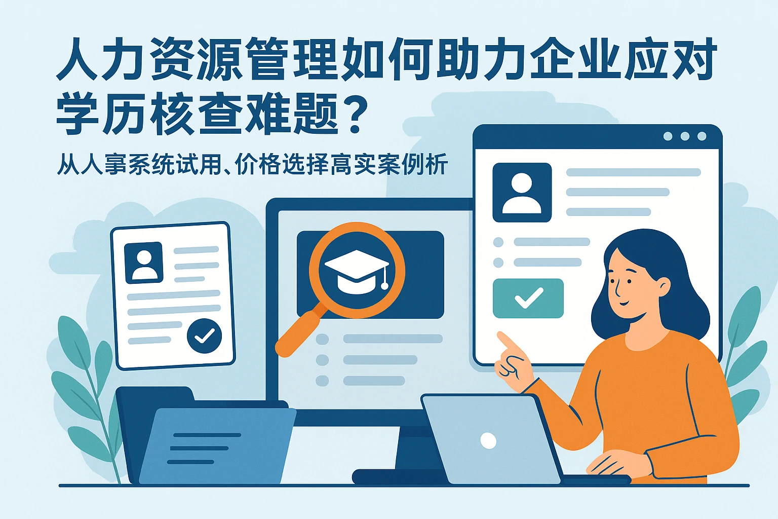 人力资源管理系统如何助力企业应对学历核查难题？——从人事系统试用、价格选择到实操案例分析