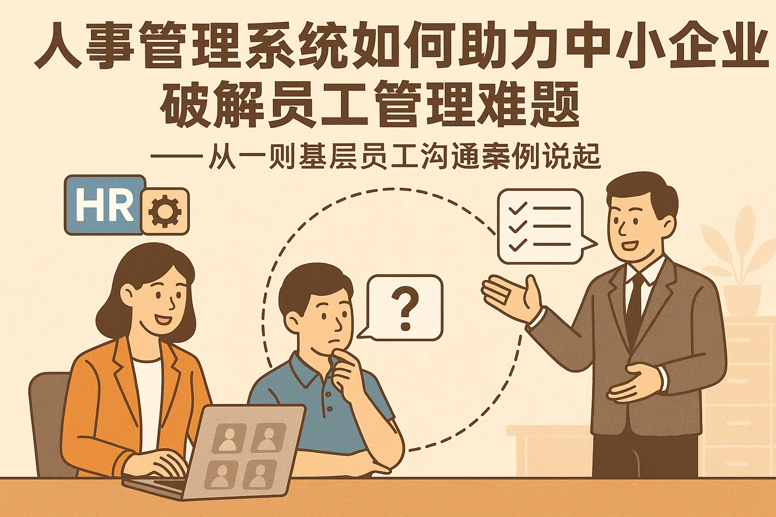 人事管理系统如何助力中小企业破解员工管理难题——从一则基层员工沟通案例说起