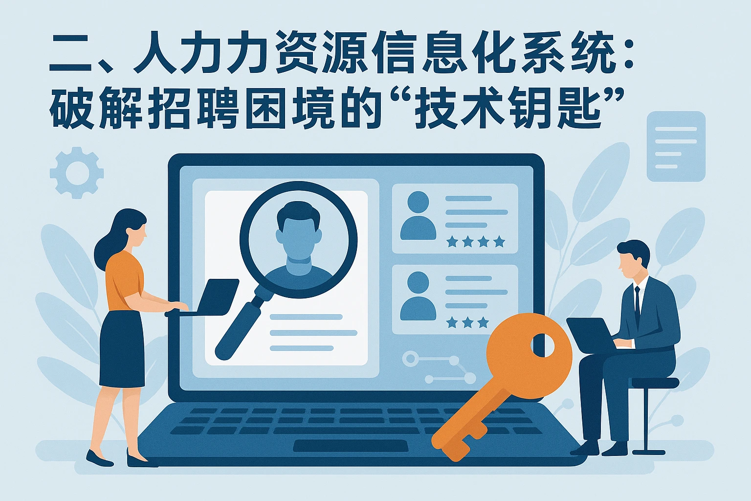 二、人力资源信息化系统：破解招聘困境的“技术钥匙”