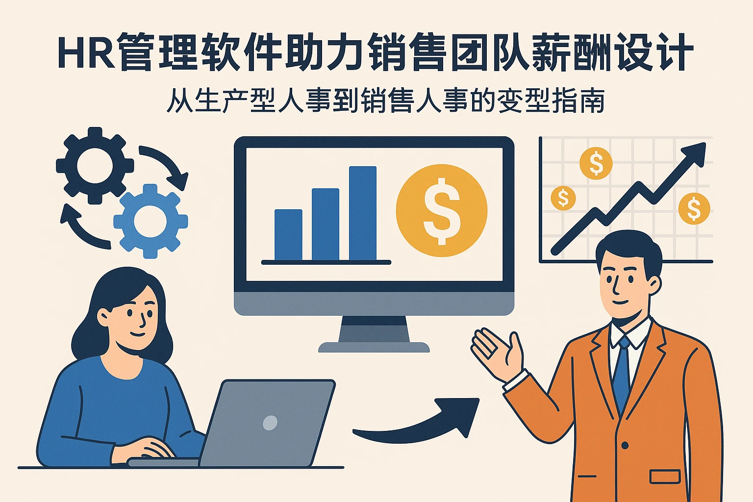 HR管理软件助力销售团队薪酬设计：从生产型人事到销售人事的转型指南