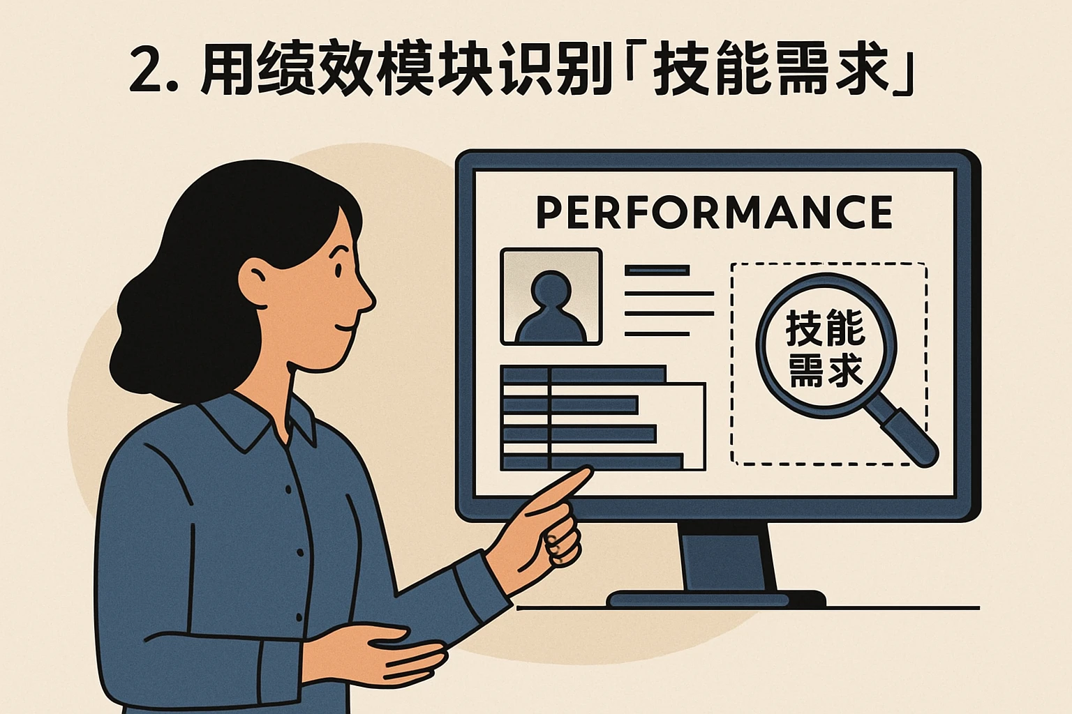 2. 用绩效模块识别“技能需求”