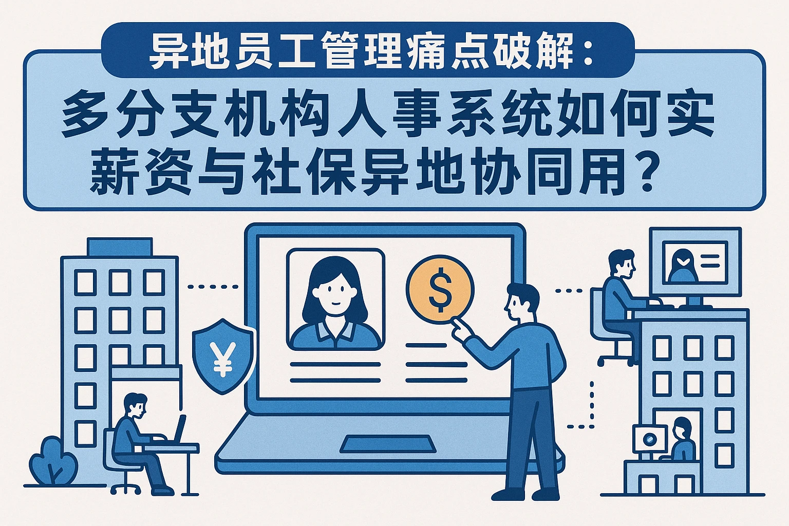 异地员工管理痛点破解：多分支机构人事系统如何实现薪资与社保异地协同？