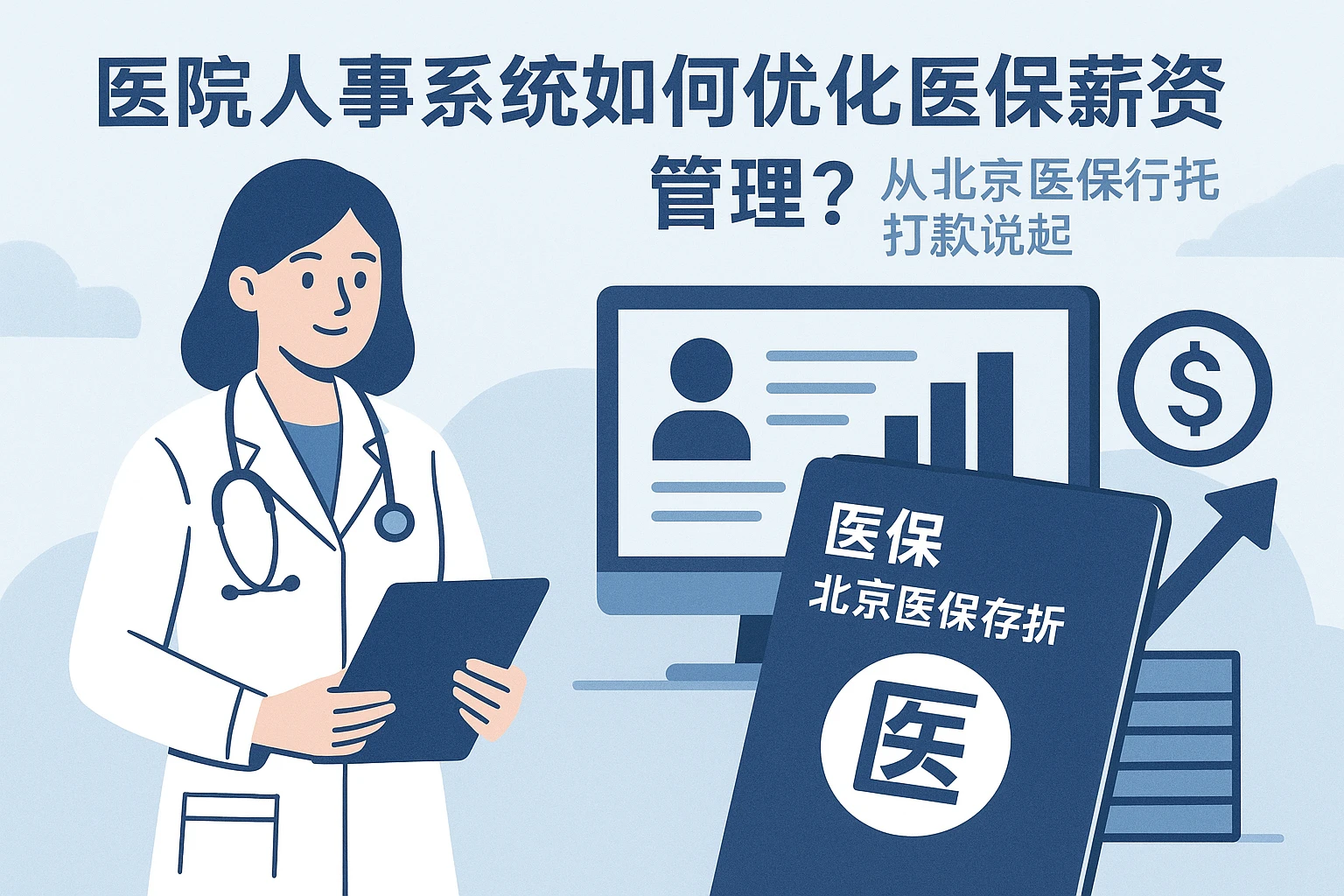 医院人事系统如何优化医保薪资管理？从北京医保存折打款说起