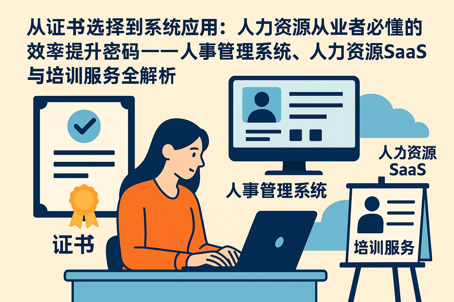 从证书选择到系统应用：人力资源从业者必懂的效率提升密码——人事管理系统、人力资源SaaS与培训服务全解析