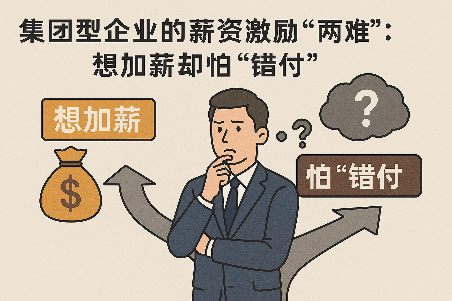 一、集团型企业的薪资激励“两难”：想加薪却怕“错付”