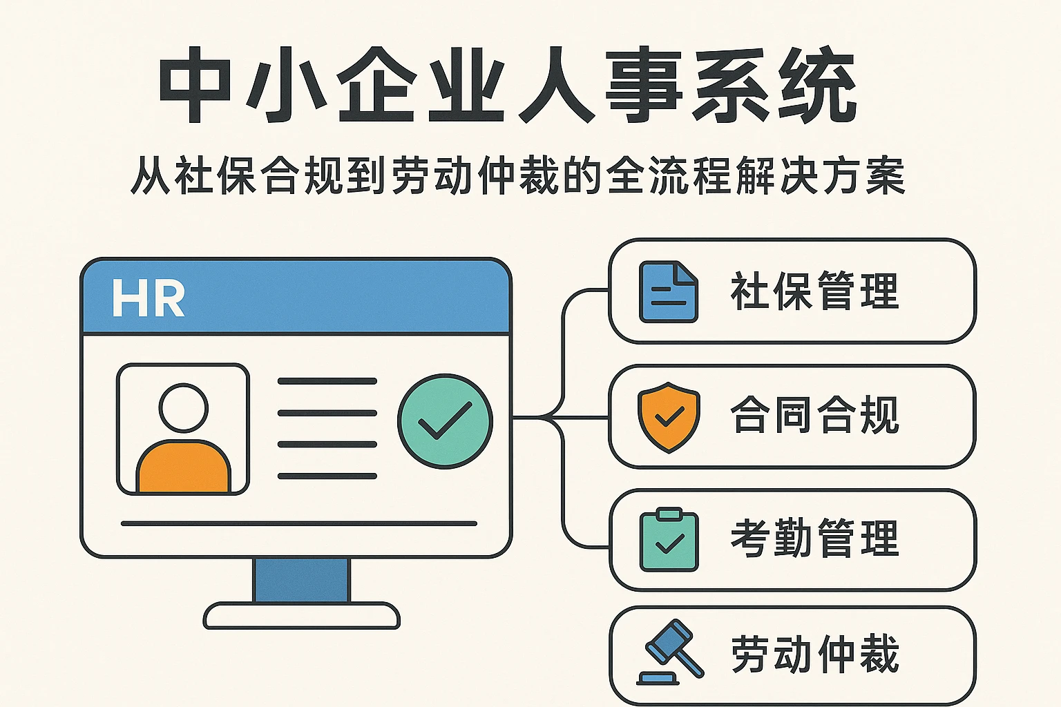 中小企业人事系统：从社保合规到劳动仲裁的全流程解决方案