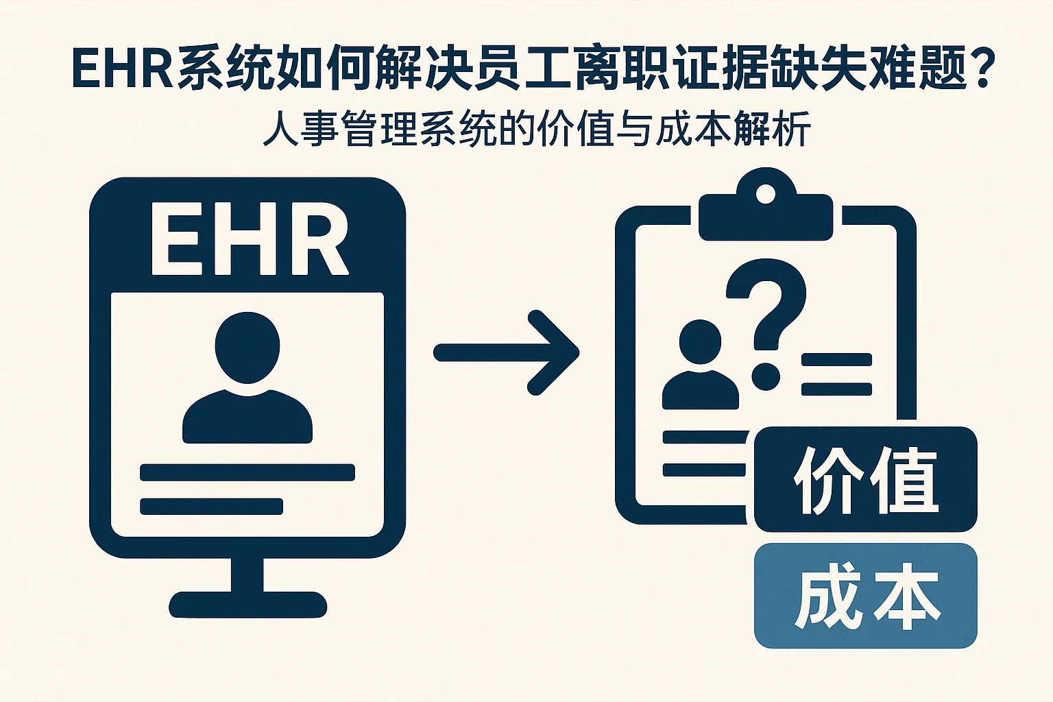 EHR系统如何解决员工离职证据缺失难题？人事管理系统的价值与成本解析
