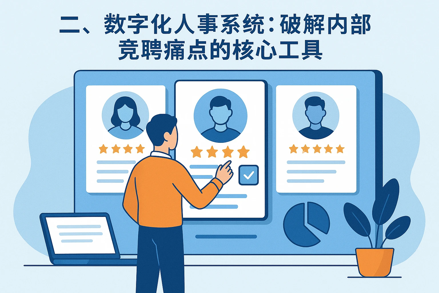 二、数字化人事系统：破解内部竞聘痛点的核心工具