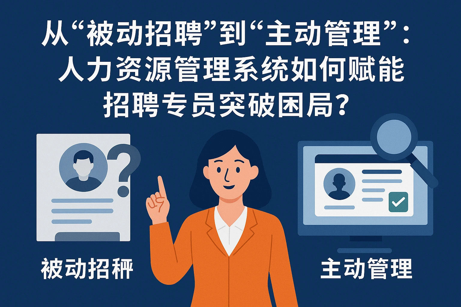 从“被动招聘”到“主动管理”：人力资源管理系统如何赋能招聘专员突破困局？