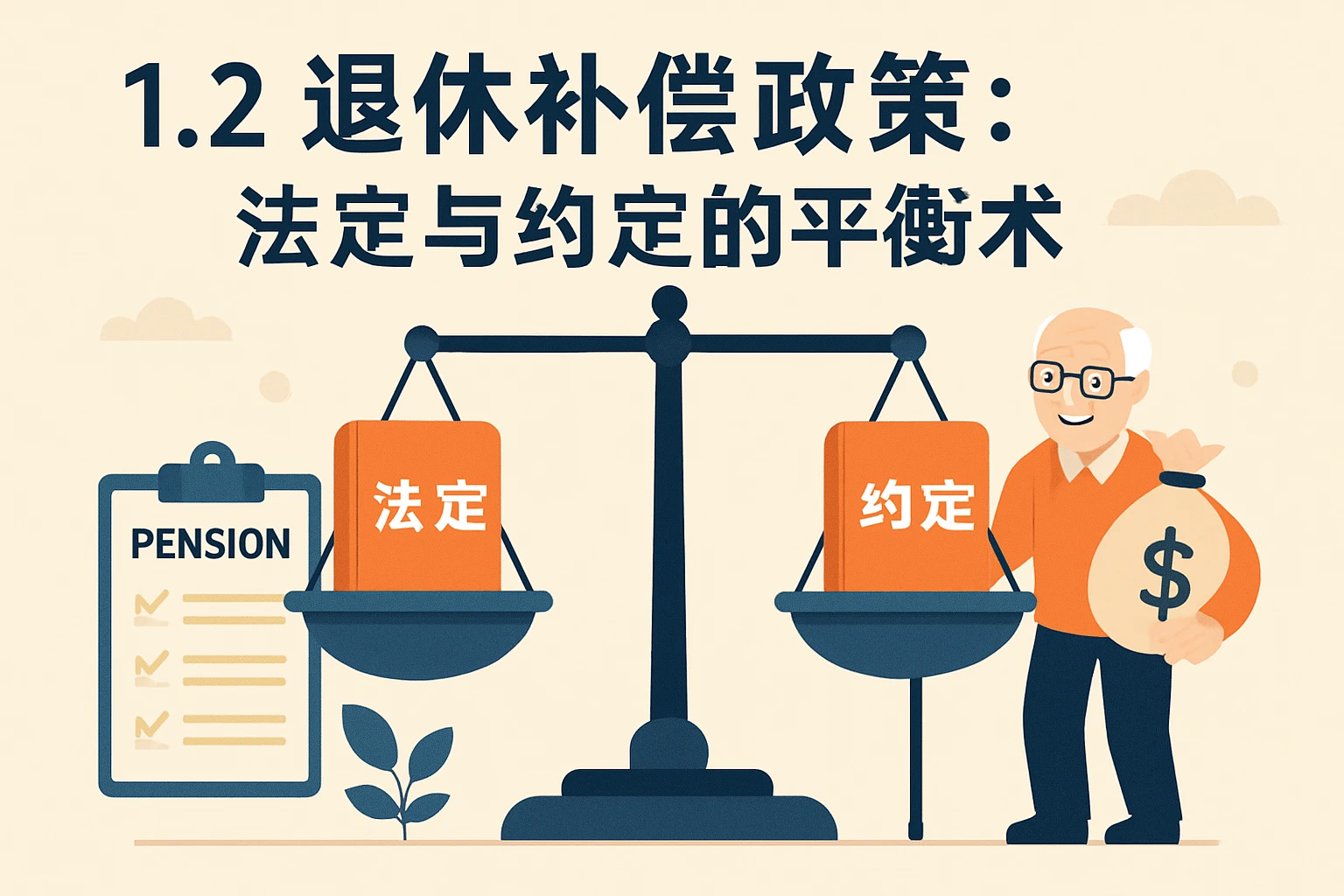 1.2 退休补偿政策：法定与约定的平衡术