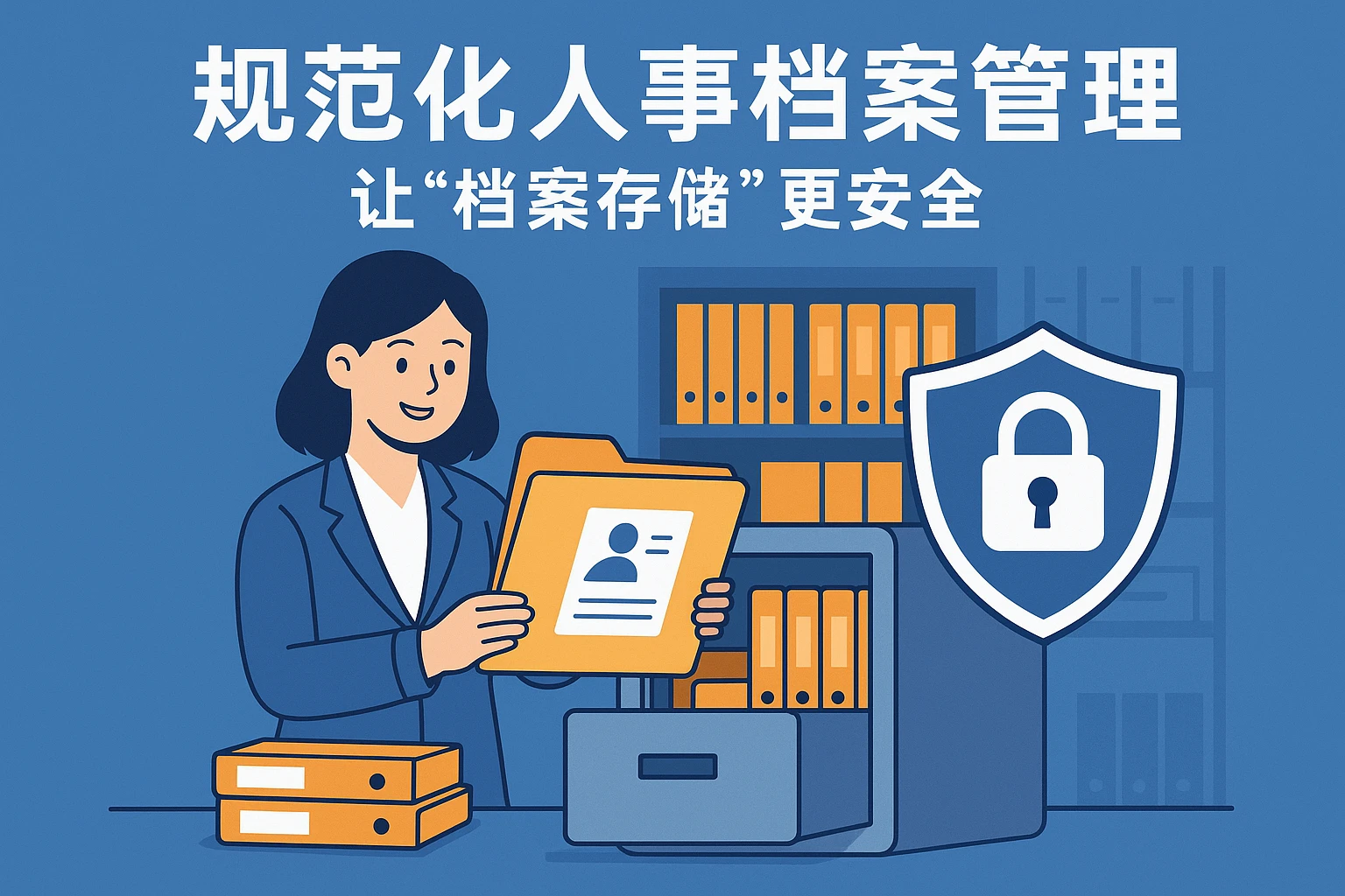 2. 规范化人事档案管理：让“档案存储”更安全