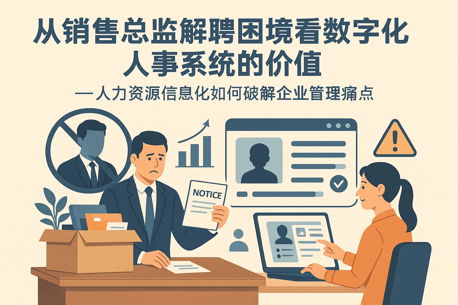 从销售总监解聘困境看数字化人事系统的价值——人力资源信息化如何破解企业管理痛点