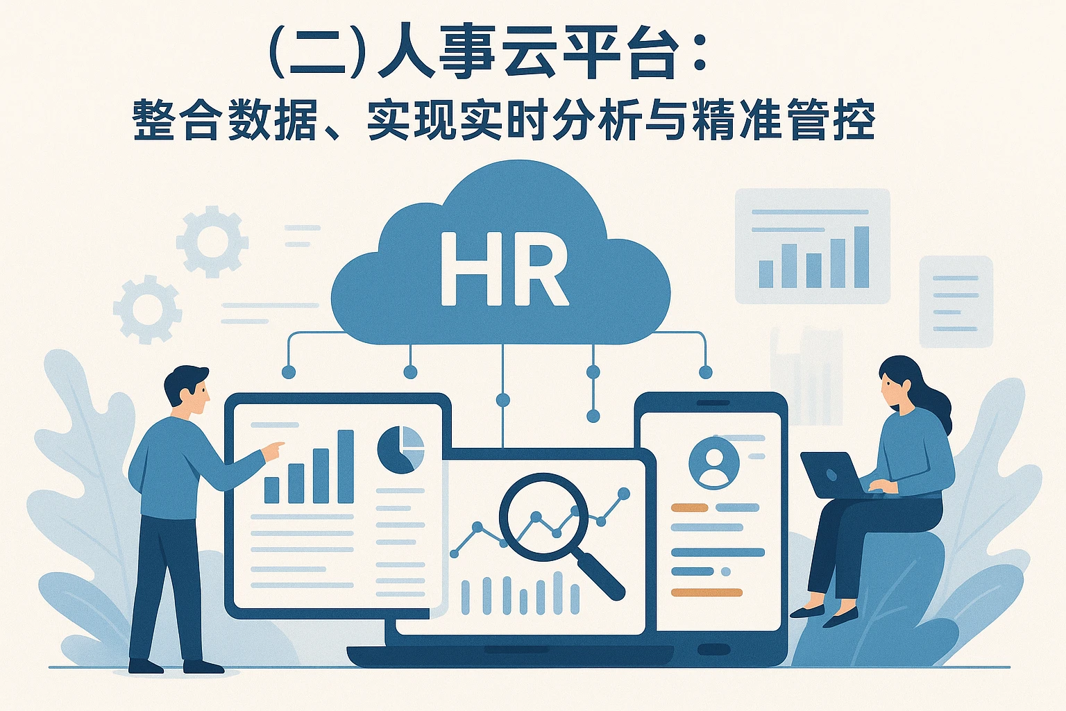 （二）人事云平台：整合数据，实现实时分析与精准管控