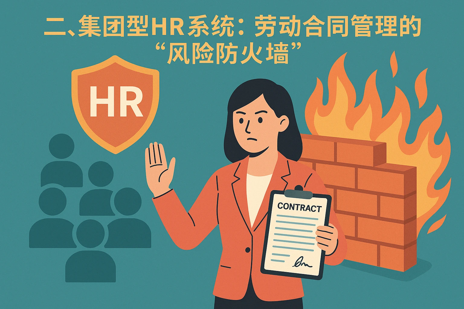 二、集团型HR系统：劳动合同管理的“风险防火墙”