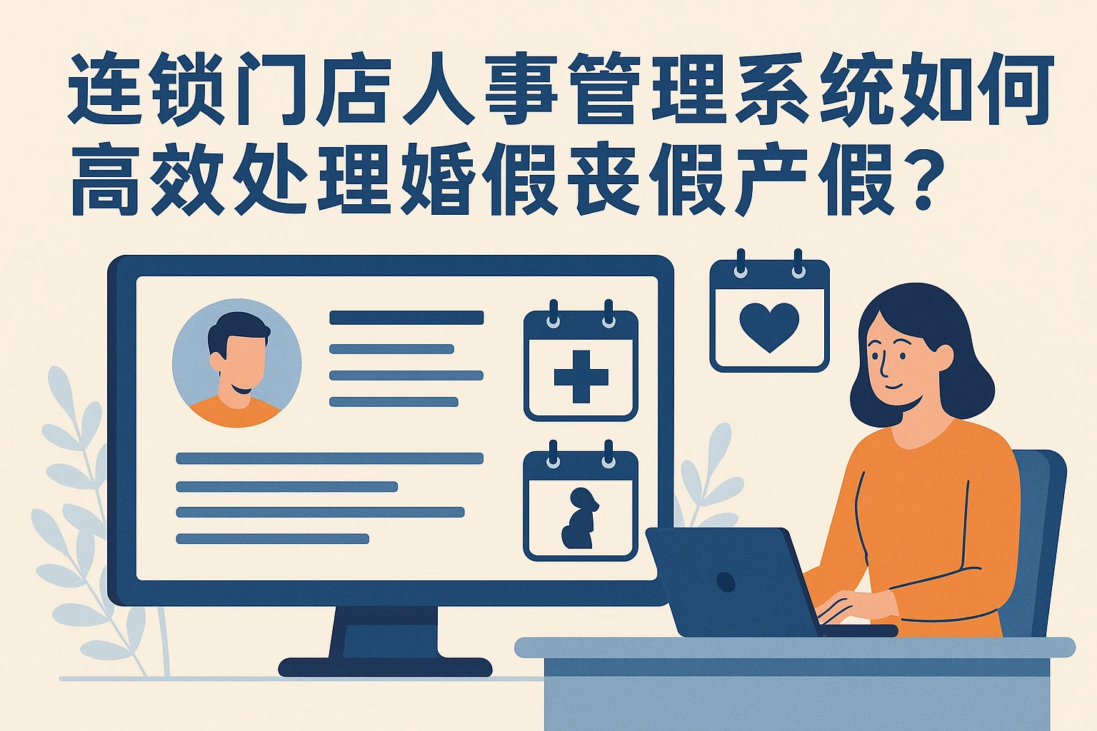 连锁门店人事管理系统如何高效处理婚假丧假产假？