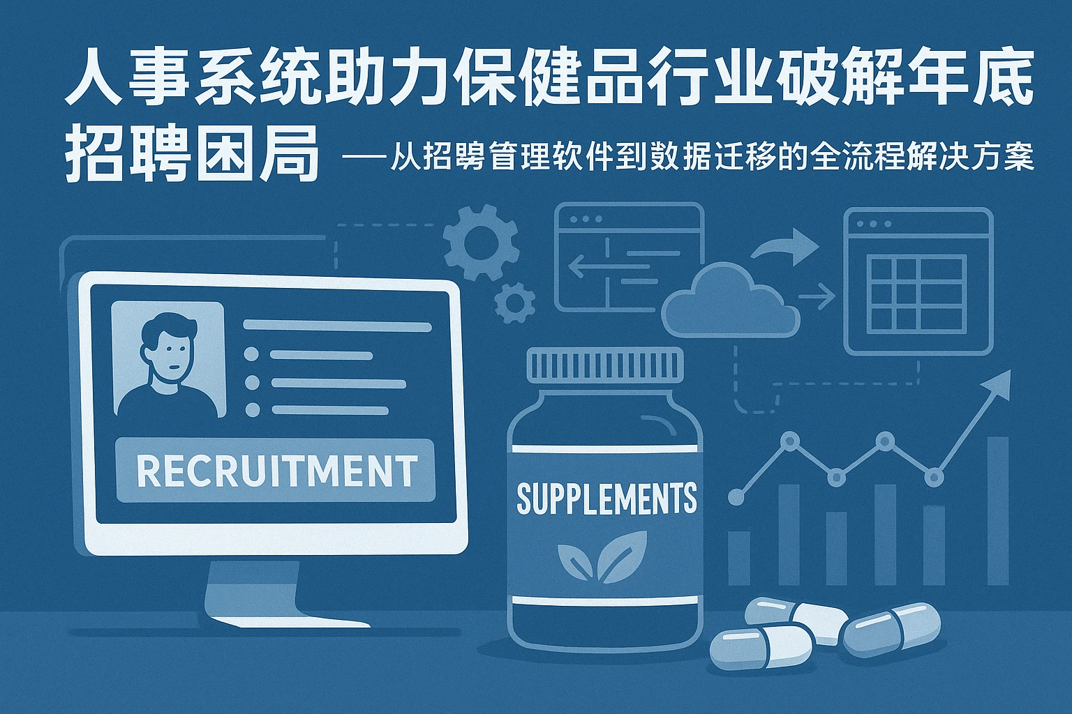 人事系统助力保健品行业破解年底招聘困局——从招聘管理软件到数据迁移的全流程解决方案