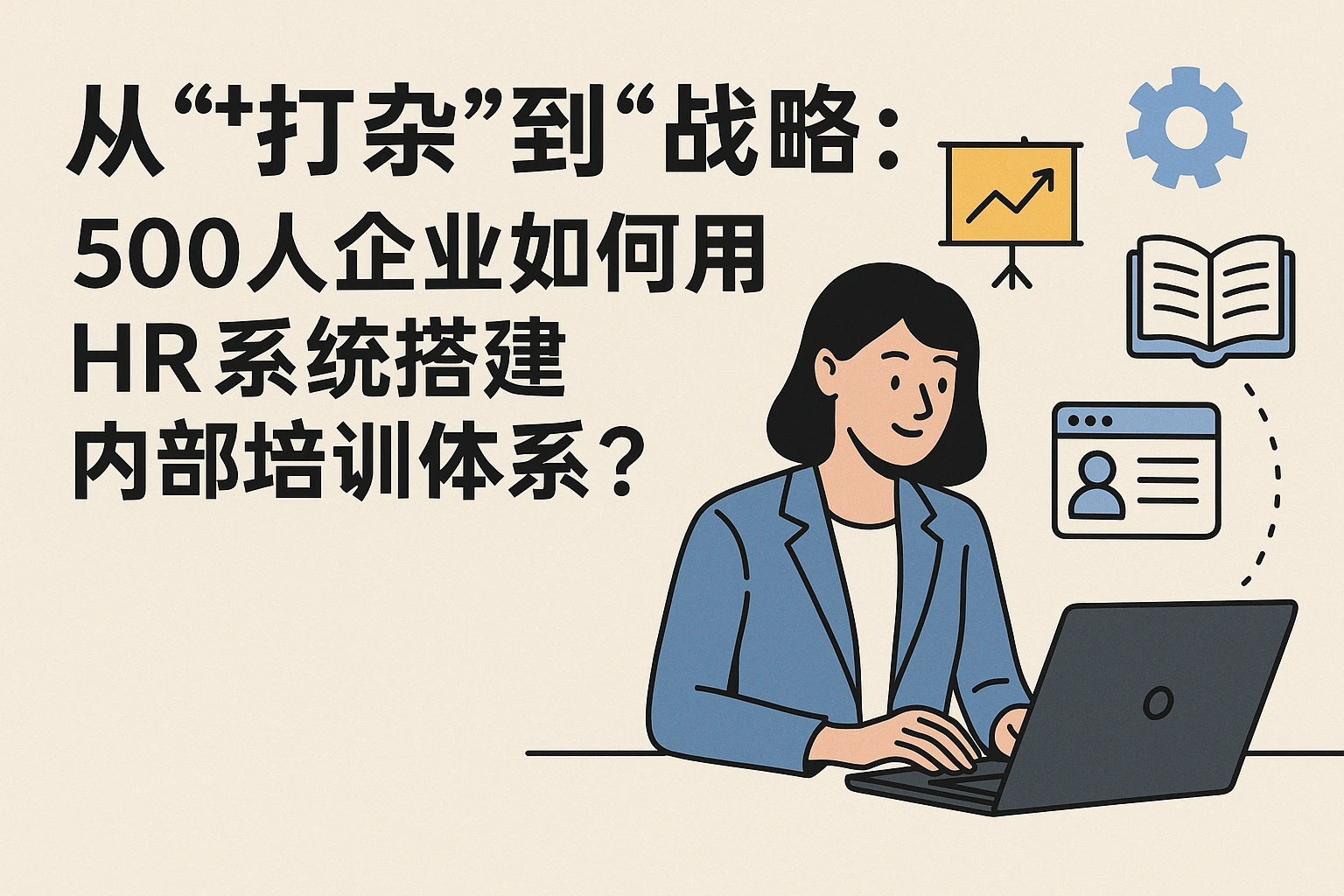 从“打杂”到“战略”：500人企业如何用HR系统搭建内部培训体系？