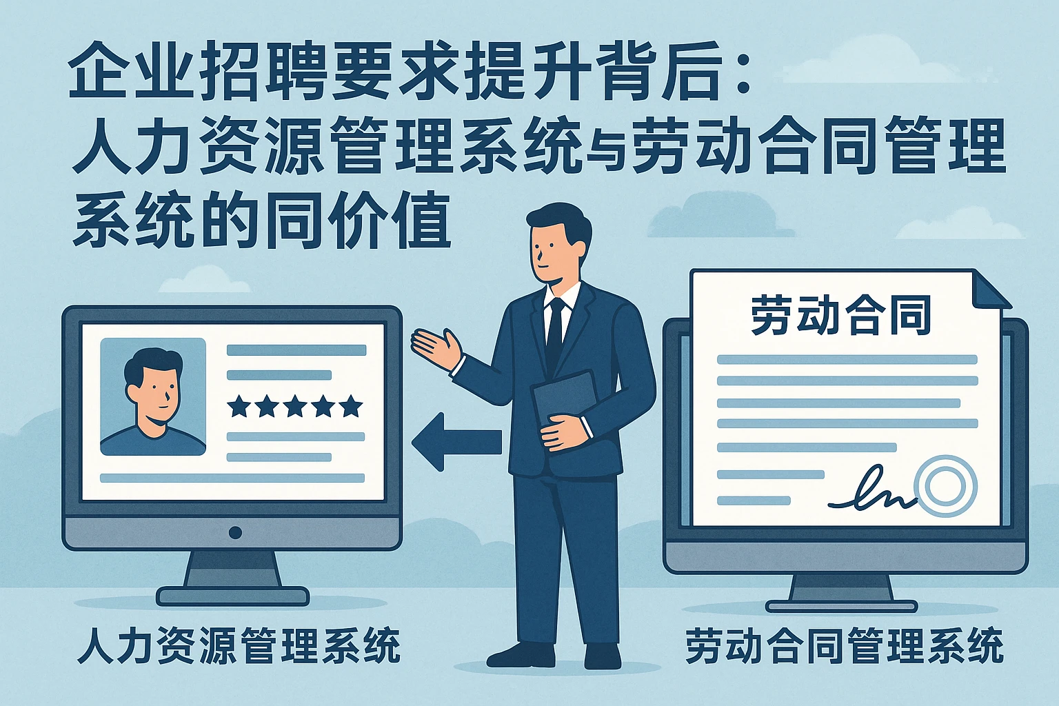 企业招聘要求提升背后：人力资源管理系统与劳动合同管理系统的协同价值