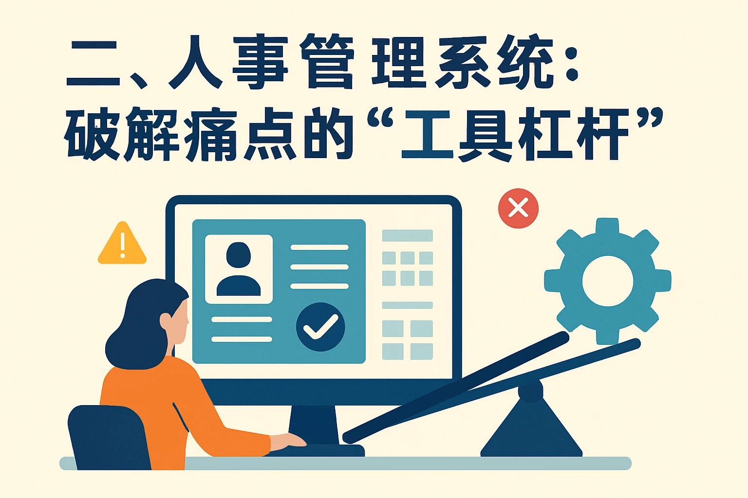 二、人事管理系统：破解痛点的“工具杠杆”