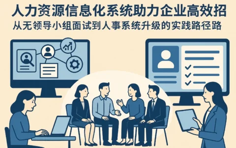 人力资源信息化系统助力企业高效招聘：从无领导小组面试到人事系统升级的实践路径