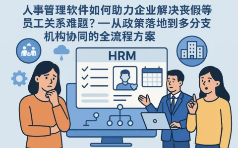人事管理软件如何助力企业解决丧假等员工关系难题？——从政策落地到多分支机构协同的全流程方案