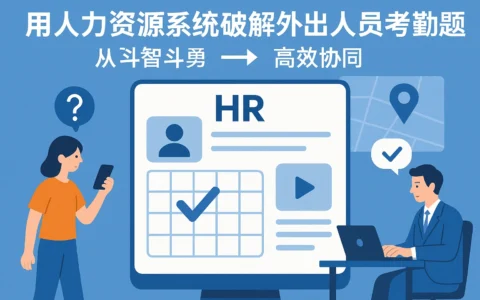 用人力资源系统破解外出人员考勤难题：从“斗智斗勇”到“高效协同”