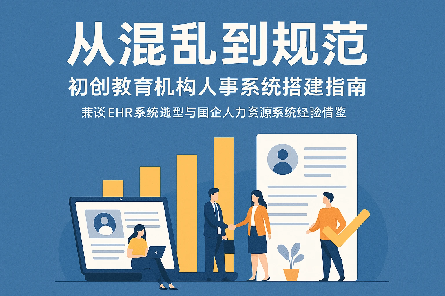 从混乱到规范：初创教育机构人事系统搭建指南——兼谈EHR系统选型与国企人力资源系统经验借鉴