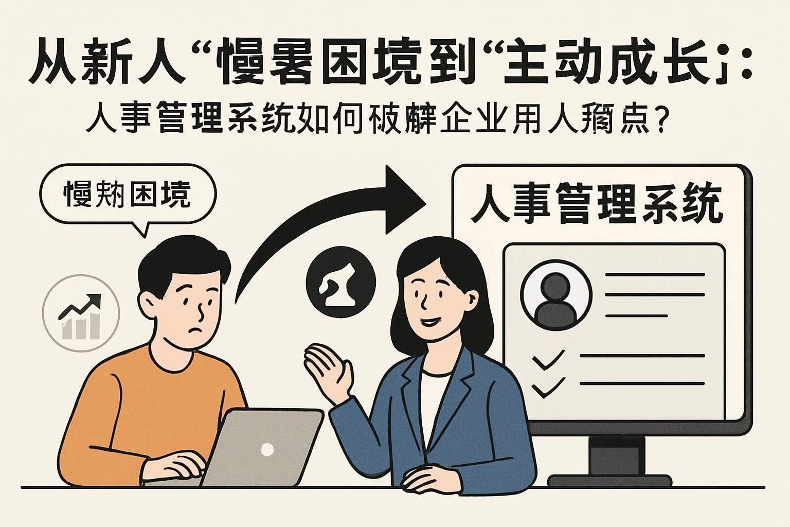 从新人“慢热困境”到“主动成长”：人事管理系统如何破解企业用人痛点？