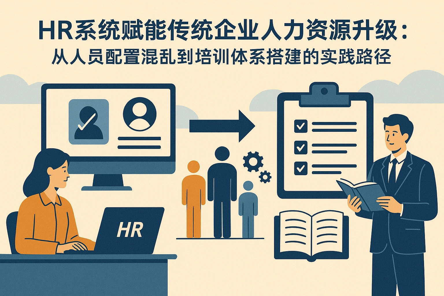 HR系统赋能传统企业人力资源升级：从人员配置混乱到培训体系搭建的实践路径