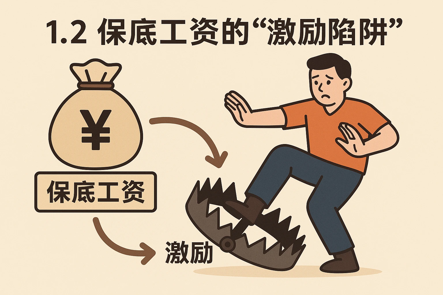 1.2 保底工资的“激励陷阱”