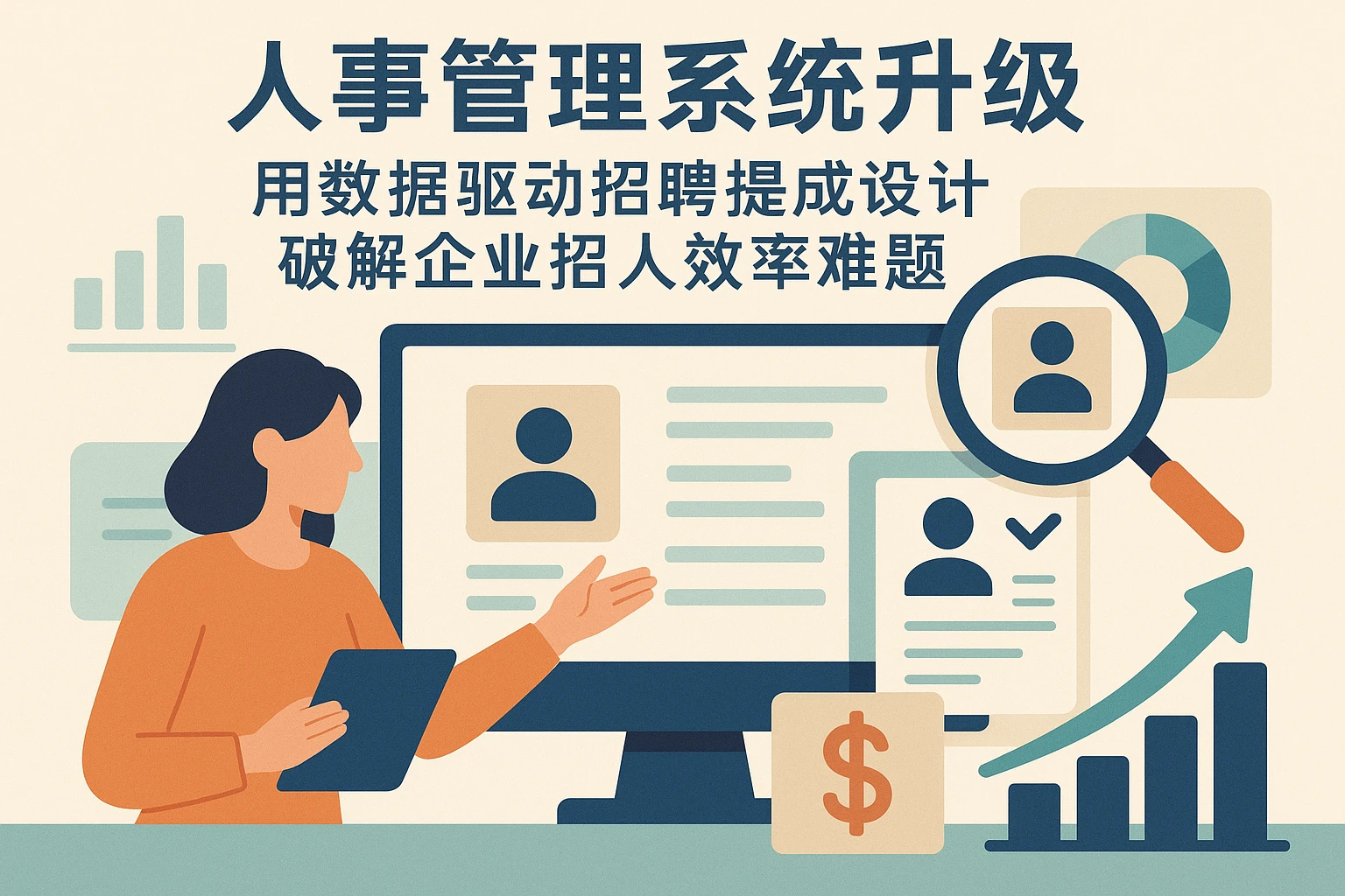 人事管理系统升级：用数据驱动招聘提成设计，破解企业招人效率难题