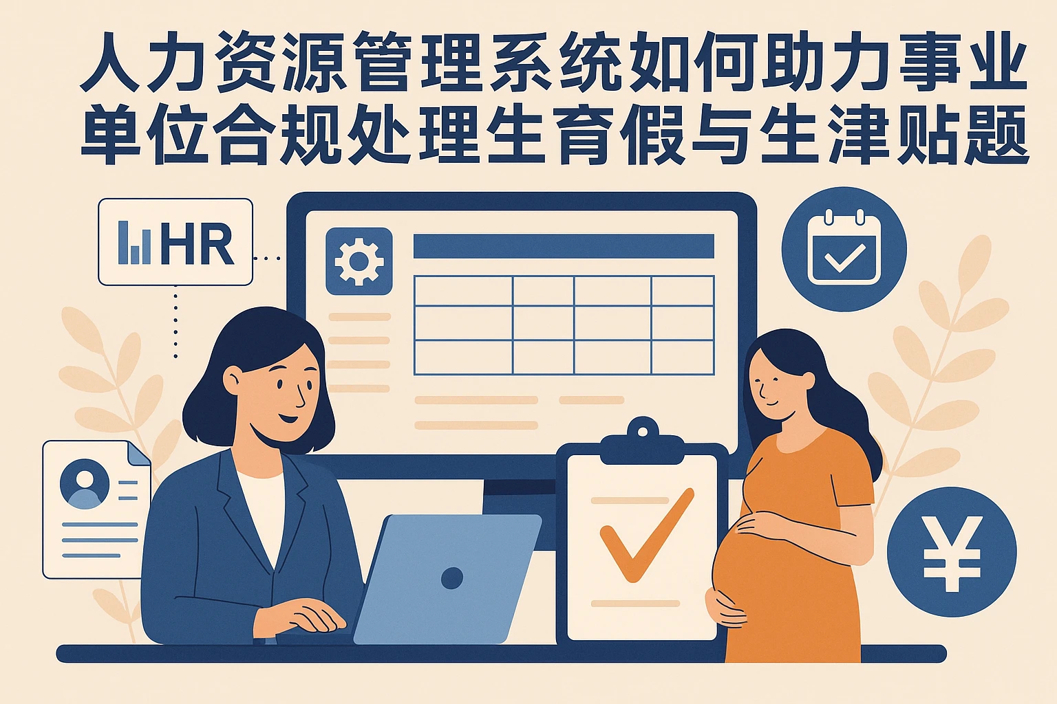 人力资源管理系统如何助力事业单位合规处理生育假与生育津贴问题