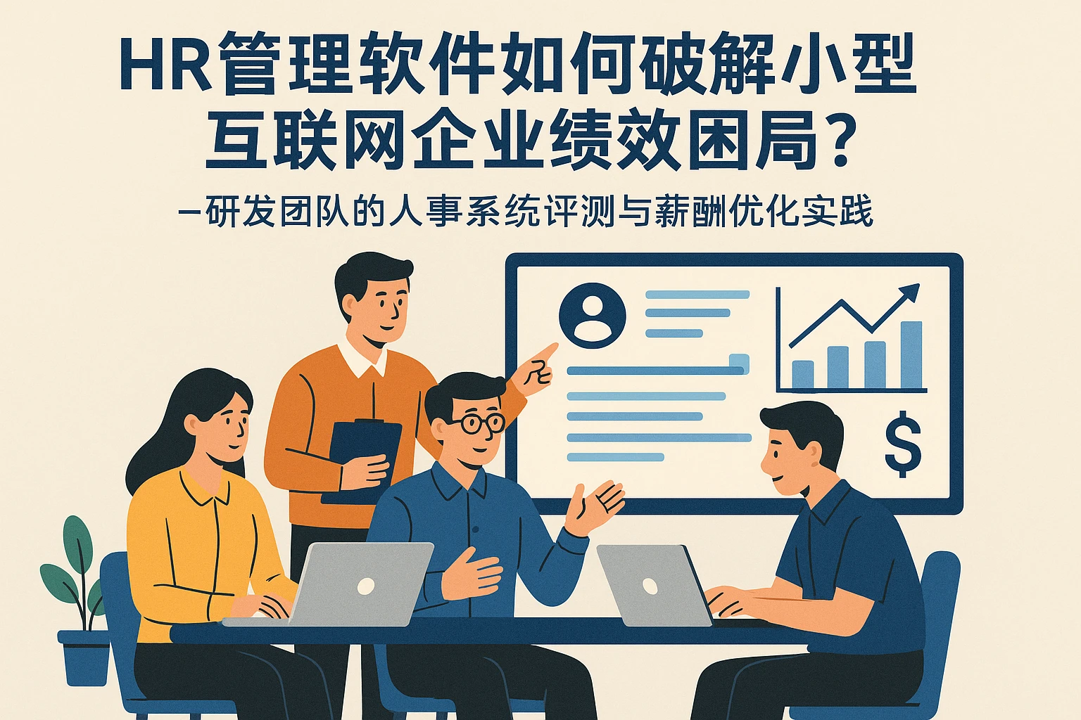 HR管理软件如何破解小型互联网企业绩效困局？——研发团队的人事系统评测与薪酬优化实践