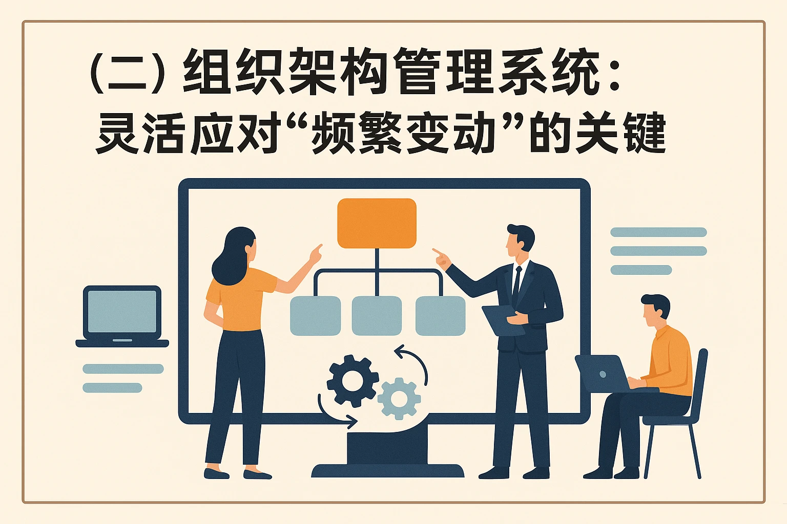 （二）组织架构管理系统：灵活应对“频繁变动”的关键