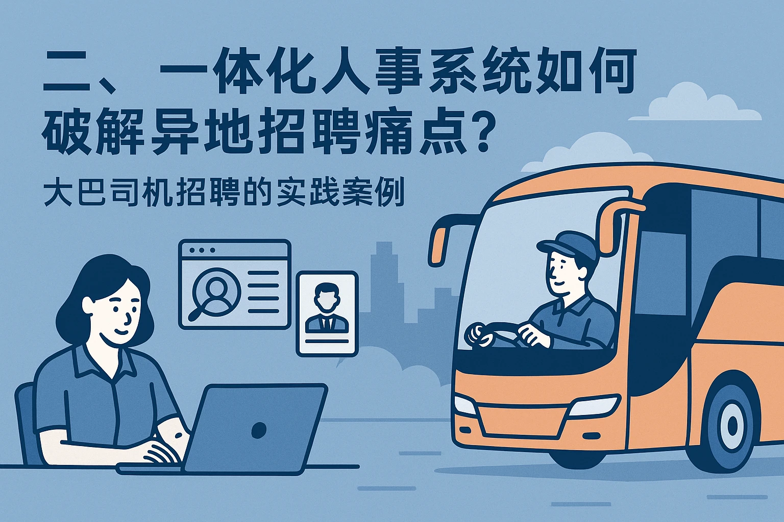 二、一体化人事系统如何破解异地招聘痛点？——大巴司机招聘的实践案例